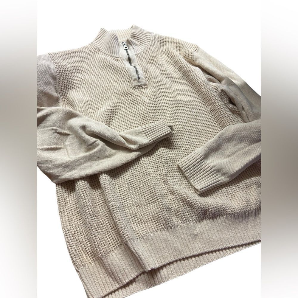 Original Weatherproof Vintage size XL Holiday Sweater quarter zip excellent